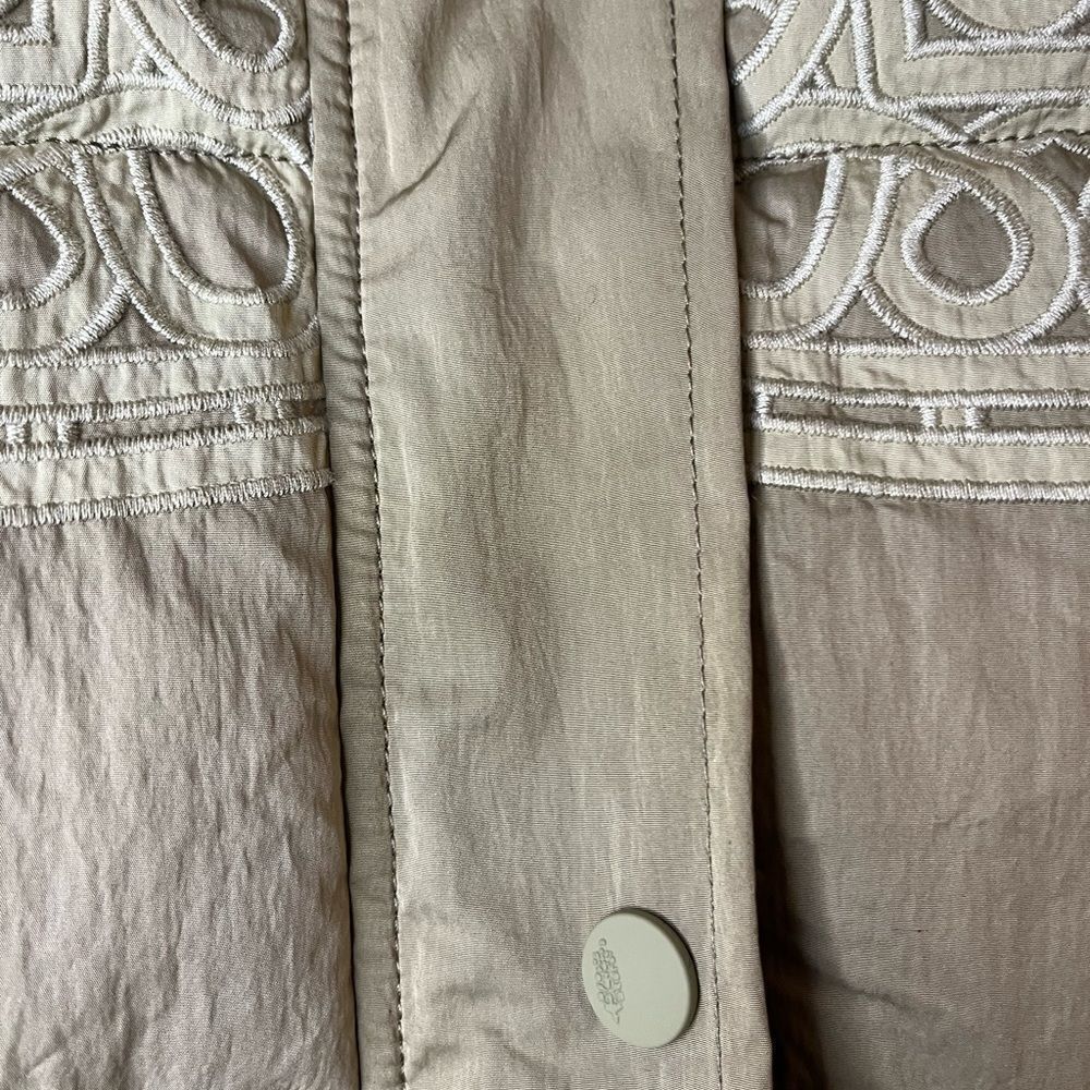 Free People Headed For The Hills Embroidered Puffer Jacket Military Green, S NWT - Picture 9 of 14
